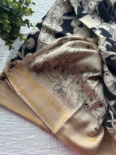 Kalamkari chennuri silk Saree