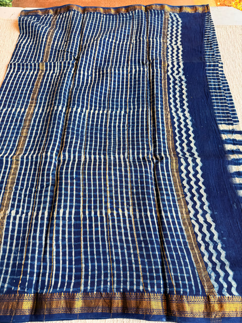 Maheswari border chanderi saree