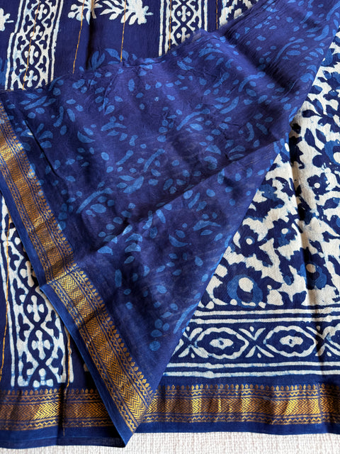 Maheswari border chanderi saree