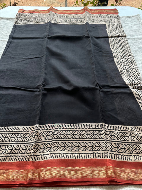 Maheswari border chanderi saree