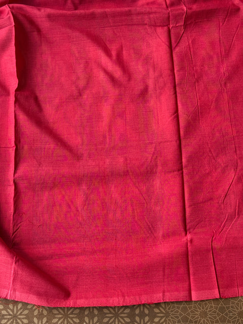 Handloom pure Ikat cotton saree