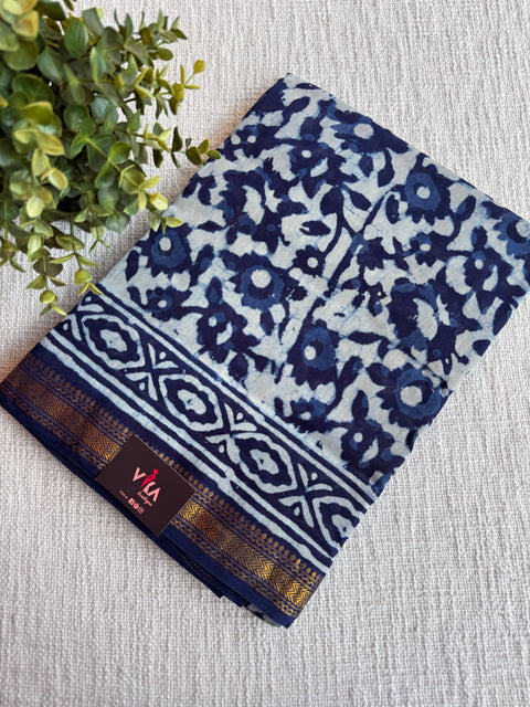 Maheswari border chanderi saree