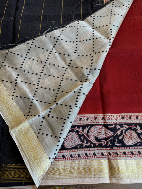 Maheswari border chanderi saree