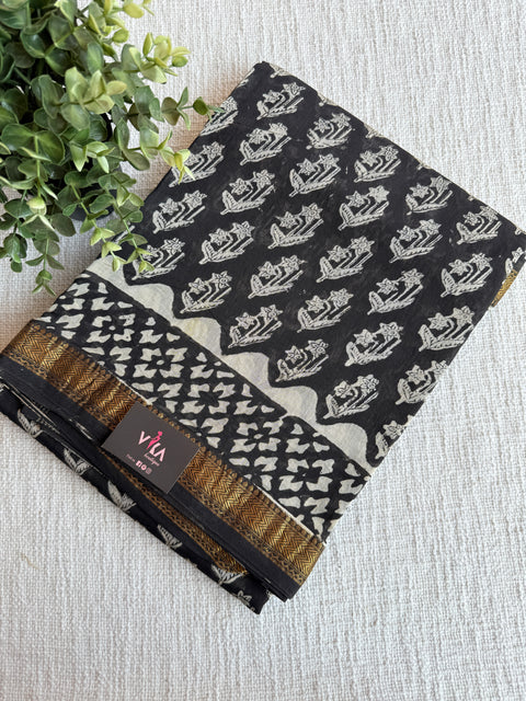 Maheswari border chanderi saree