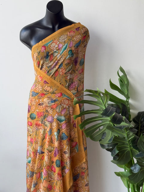 Printed georgette saree