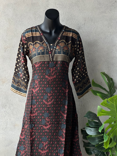 Printed pure viscose designer kurti