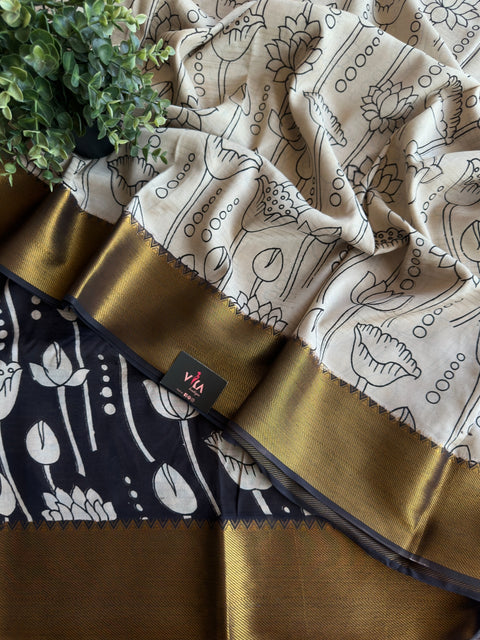 Kalamkari chennuri silk Saree