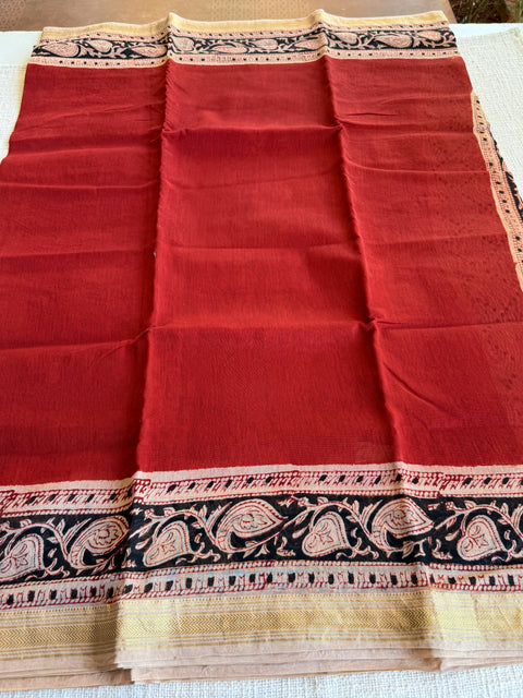 Maheswari border chanderi saree