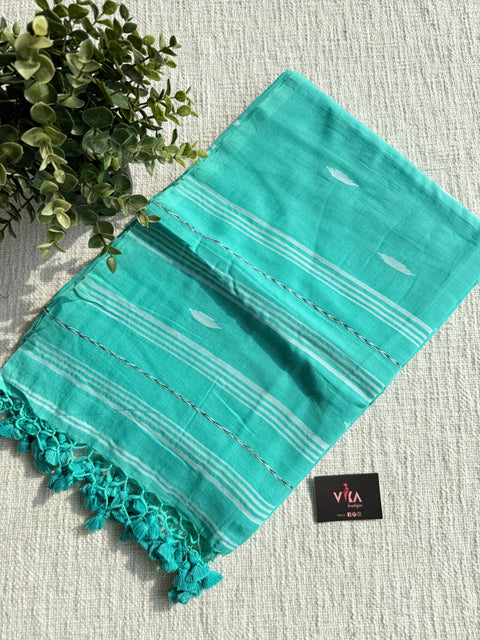 Bhutta weaving mul cotton saree