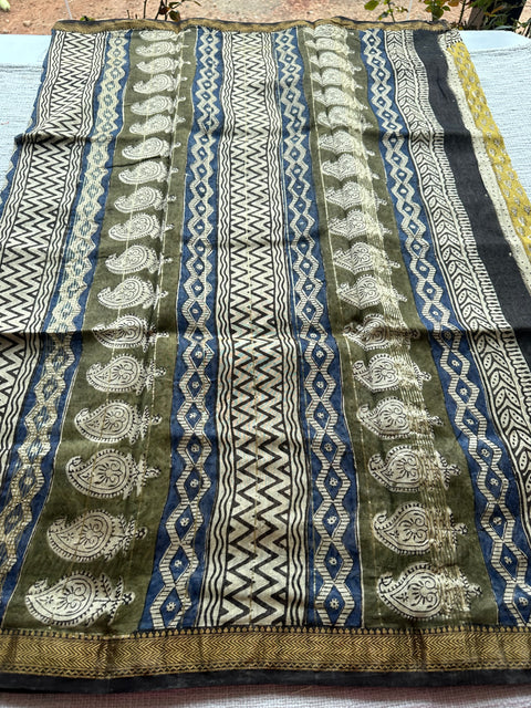 Maheswari border chanderi saree