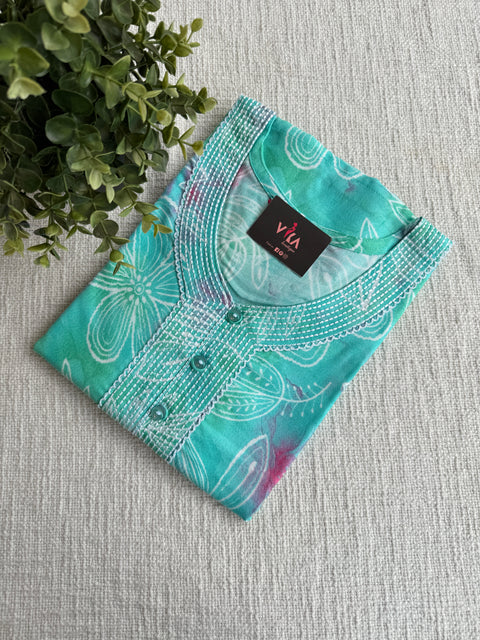 L size printed Alpine nighty