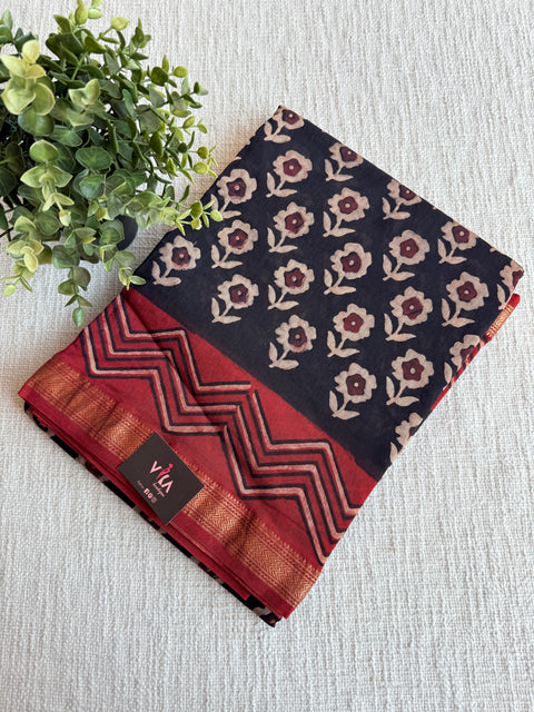 Maheswari border chanderi saree