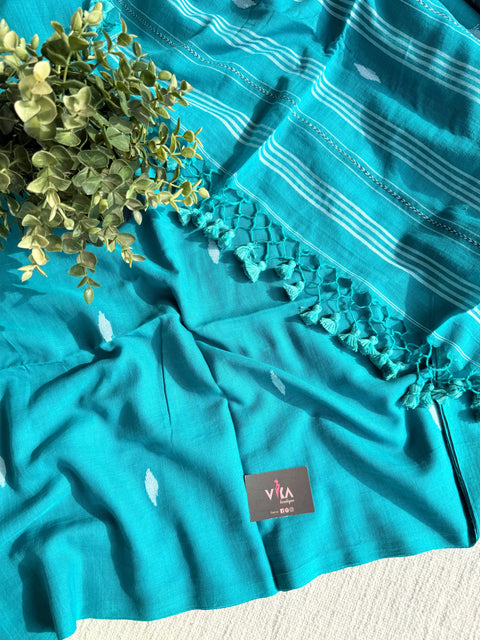 Bhutta weaving mul cotton saree