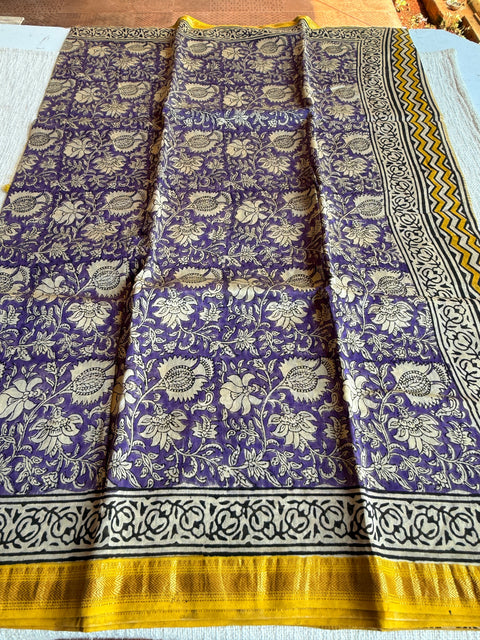 Maheswari border chanderi saree