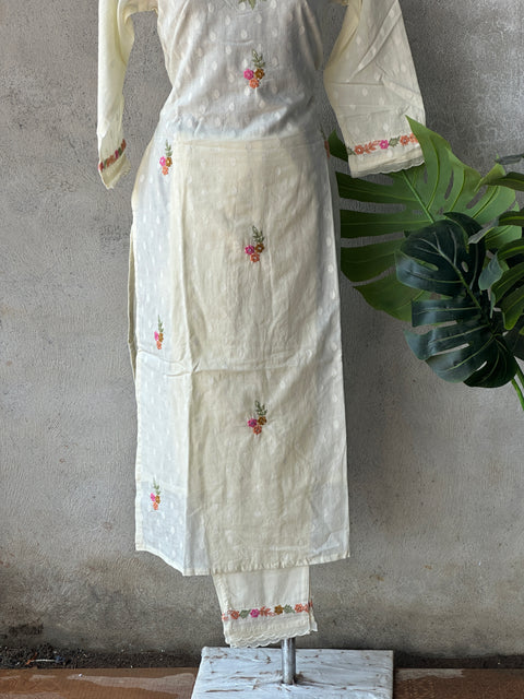 Size 38-Neck embroidery cotton set