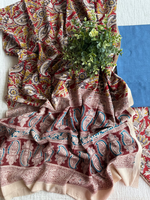 Kalamkari salwar suit material