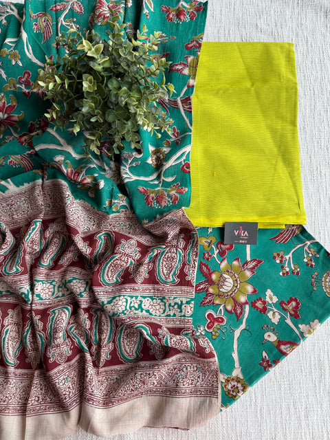 Kalamkari salwar suit material