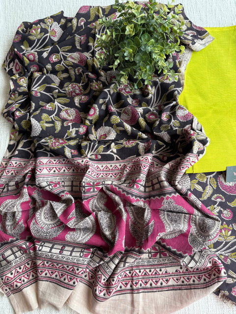 Kalamkari salwar suit material