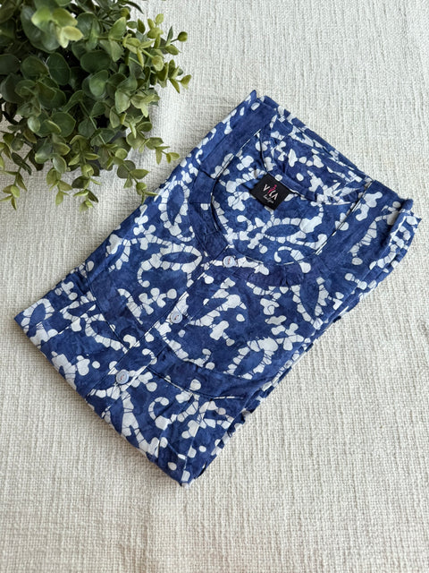 L size printed cotton Nighty
