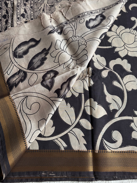 Kalamkari chennuri silk Saree