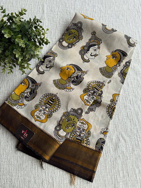 Kalamkari chennuri silk Saree