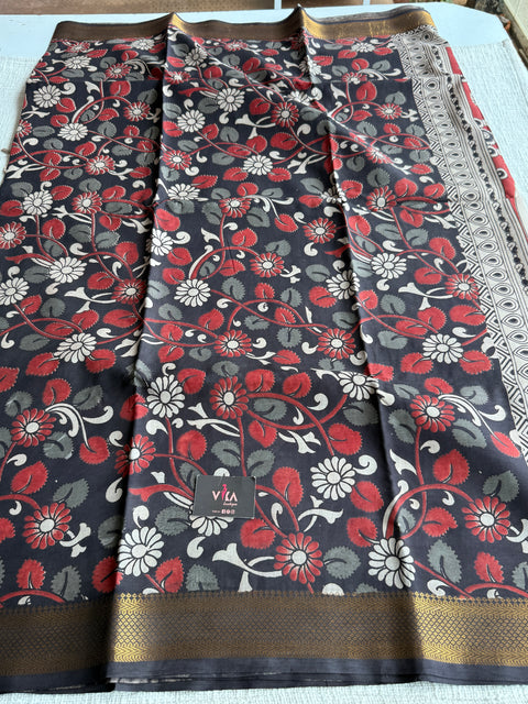 Kalamkari chennuri silk Saree