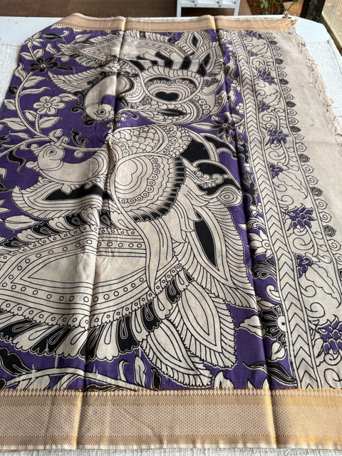 Kalamkari chennuri silk Saree