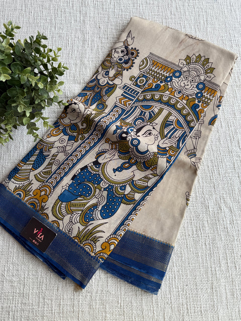 Kalamkari chennuri silk Saree