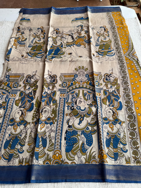 Kalamkari chennuri silk Saree