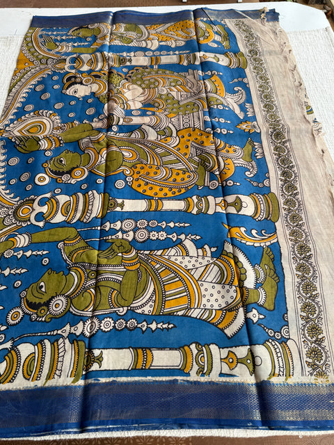 Kalamkari chennuri silk Saree