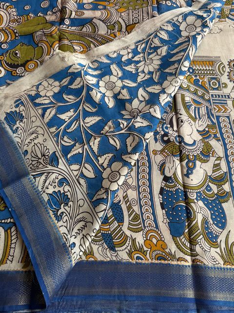 Kalamkari chennuri silk Saree