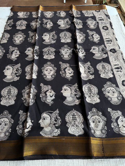 Kalamkari chennuri silk Saree