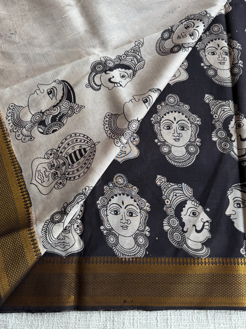 Kalamkari chennuri silk Saree