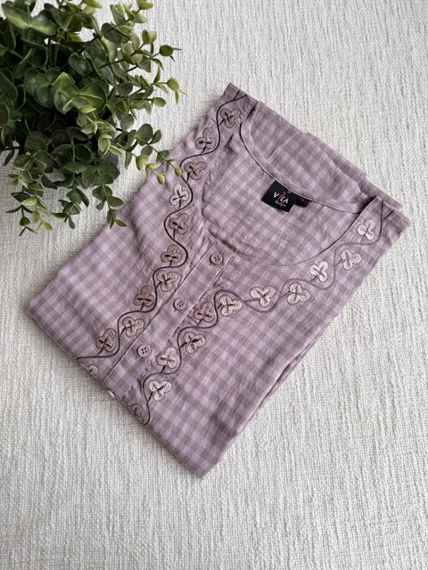 L and XL size emb cloud cotton nighty
