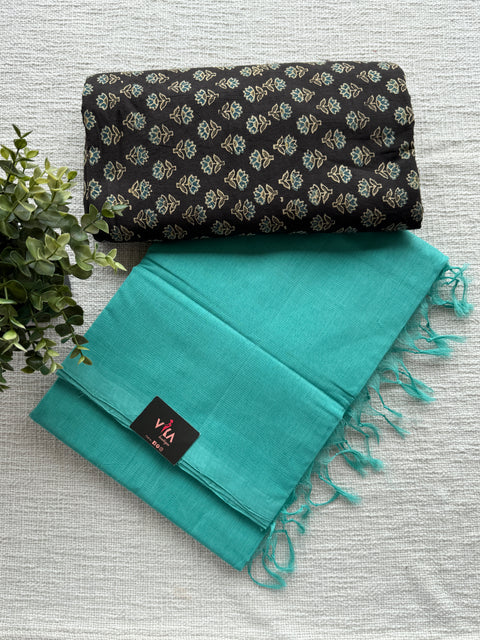 Mangalgiri Cotton Saree with blouse