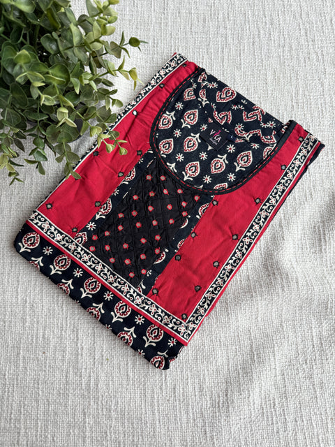 L Size printed cotton nighty