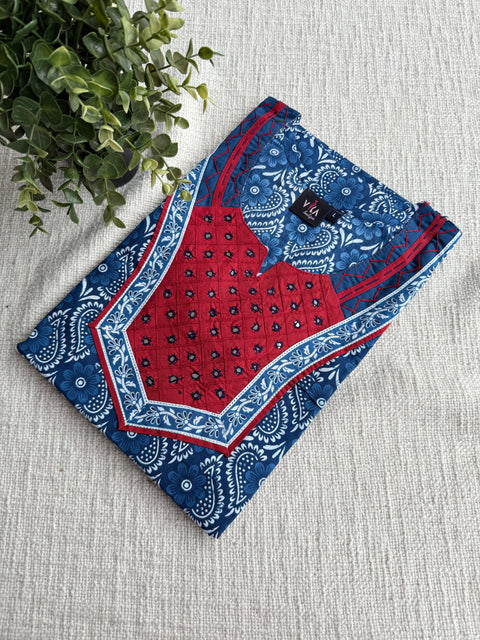 L Size printed cotton nighty