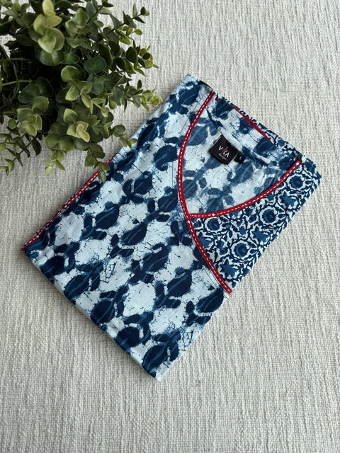 L size printed cotton Nighty