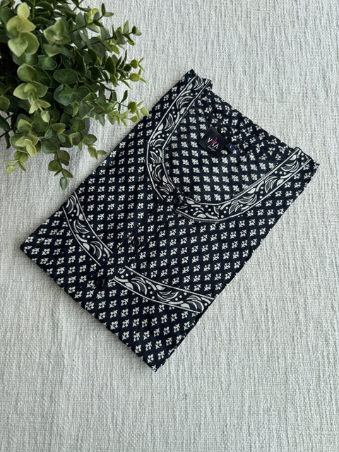 L size printed cotton Nighty
