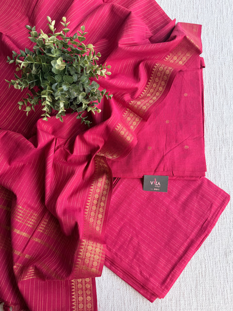 Handloom cotton salwar suit material
