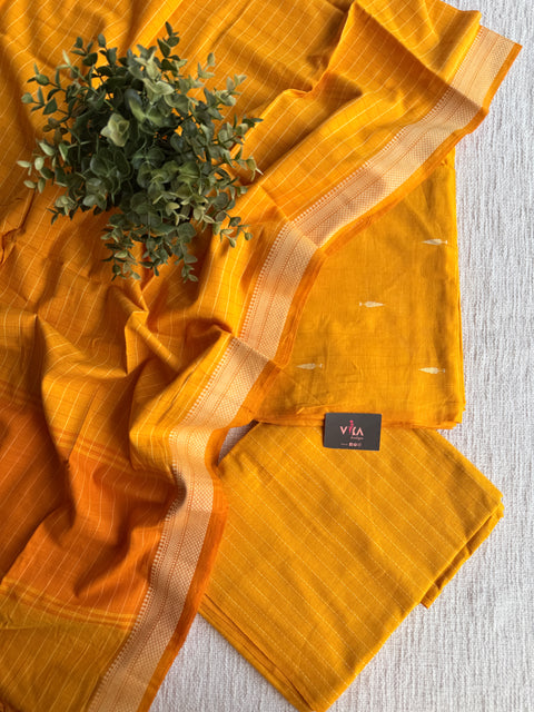 Handloom cotton salwar suit material