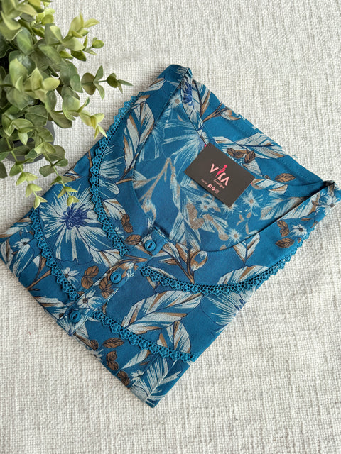 L size printed Alpine nighty