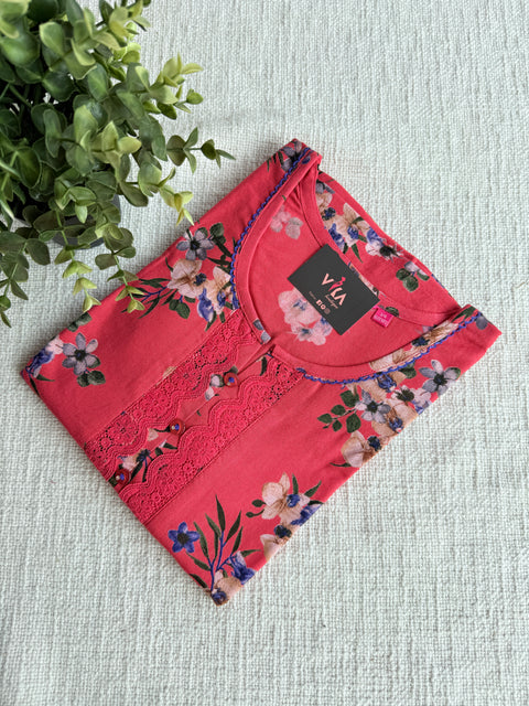 L size 3/4th sleeves Alpine nighty