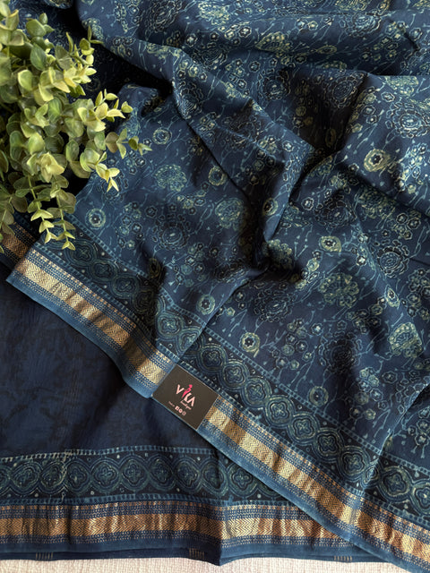 Maheswari border chanderi saree