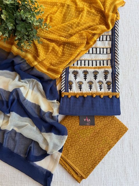 Designer cotton salwar suit set