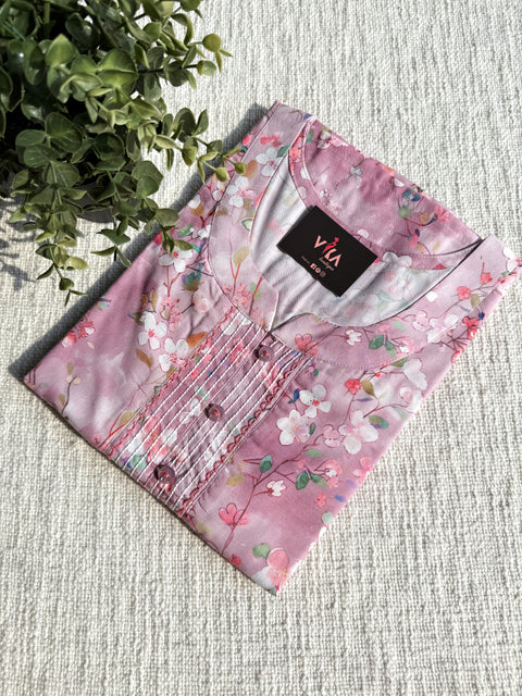 XXL size printed PV nighty