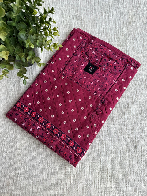 L size printed cotton nighty