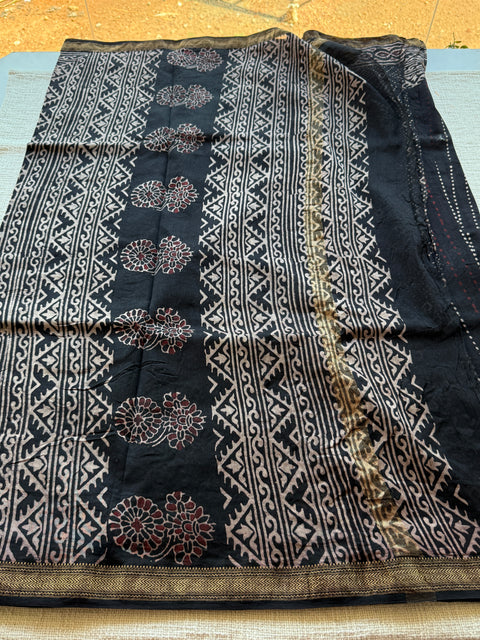 Maheswari border chanderi saree