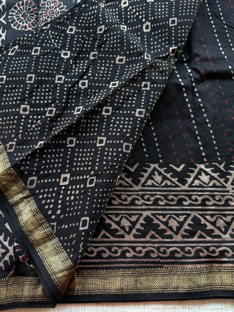 Maheswari border chanderi saree