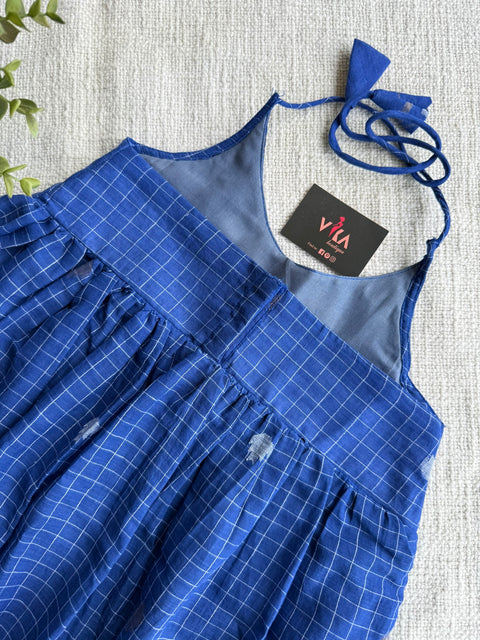 Jamdani cotton kids frock